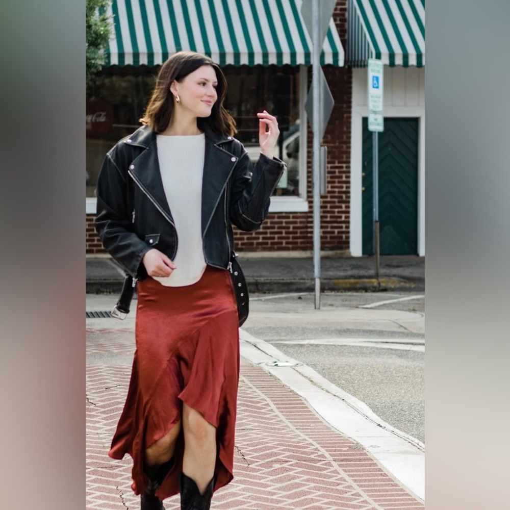 NWOT FREE PEOPLE Sunrise Asymmetrical Skirt MSRP $98 - Picture 8 of 12
